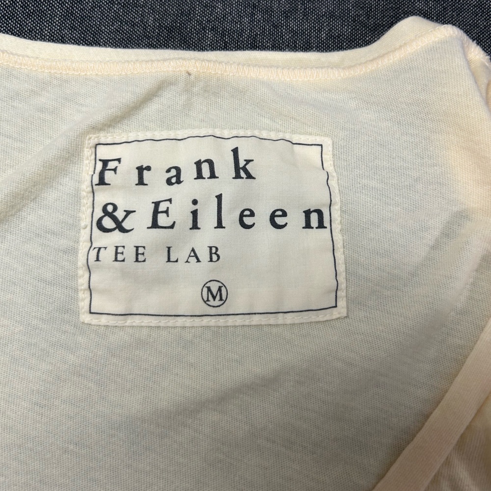 Frank & Eileen Tee Lab Buttercup Yellow Scoop Neck T-shirt - Picture 4 of 5